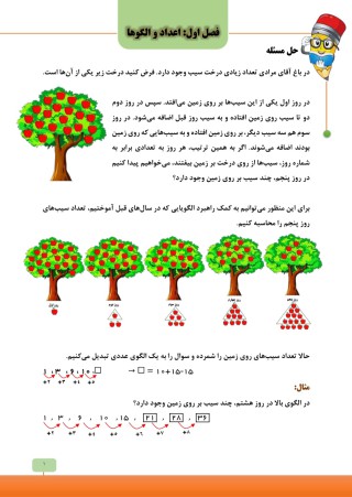 نمونه صفحه آرایی کتاب دبستان